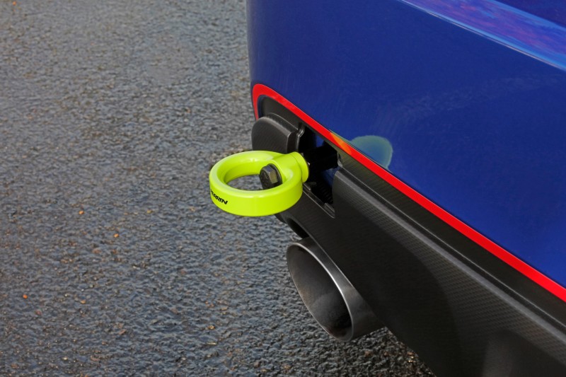 Toyota GR86 Tow Hook Kit - Rear - Perrin Performance - Neon Yellow - `13-`20